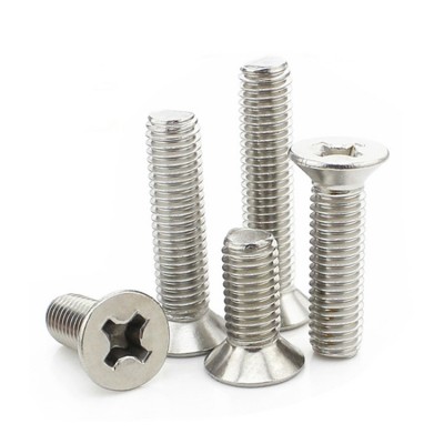 18-8 Stainless Steel Cross Flat Head Screw