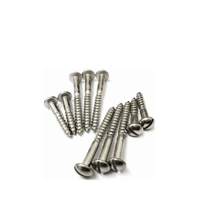 Stainless Steel Slotted Head Wood Screw